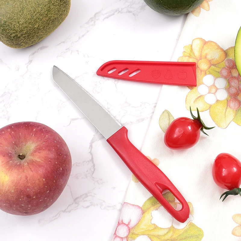 Kitchen Accessories New Products 2024 Kitchen Knives China Best Selling Product Red Color Customized Logo Stainless Steel 200pcs