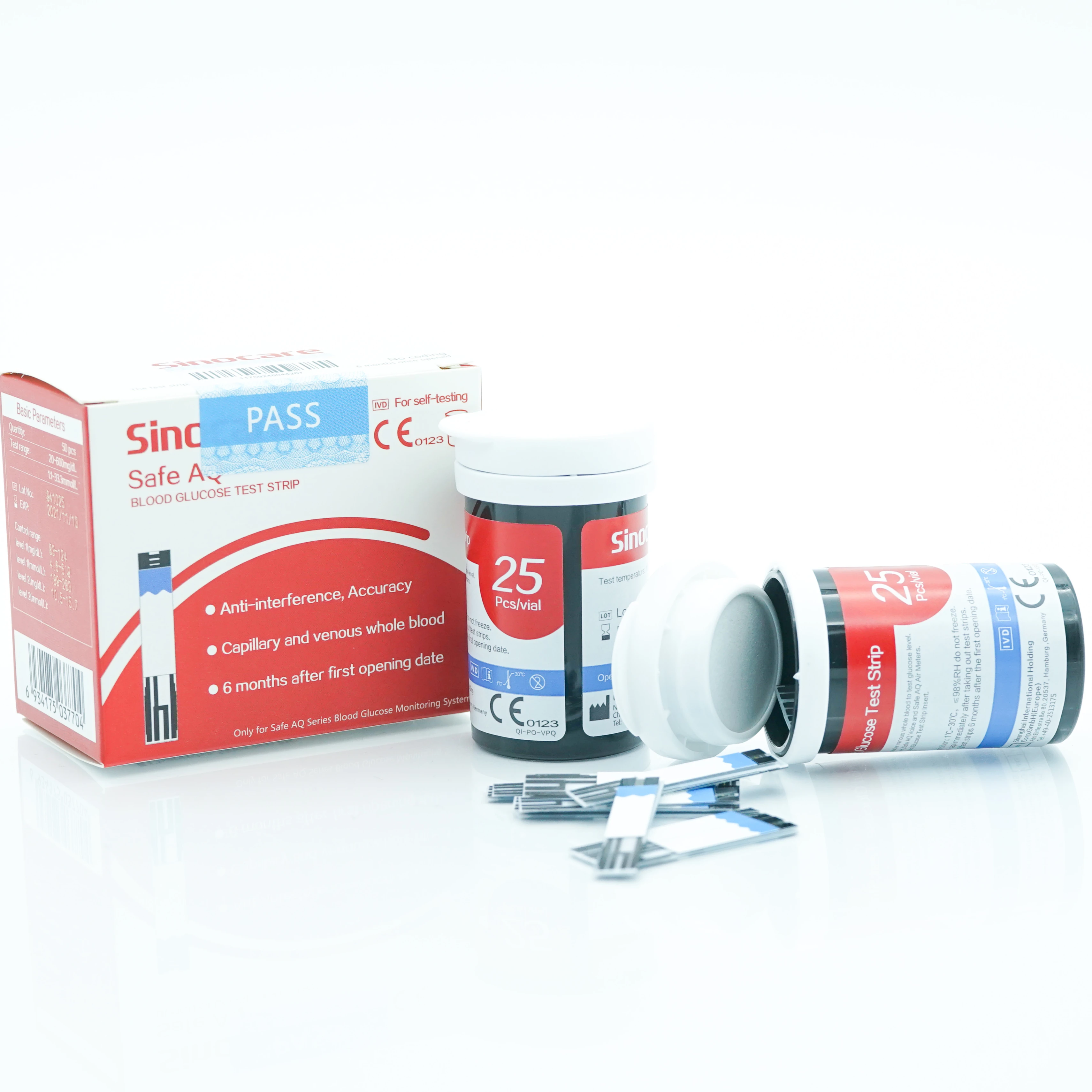 
Blood sugar blood glucose test strip urine biliogen laboratory ketone bilirubin glucose protein blood glucose test paper 