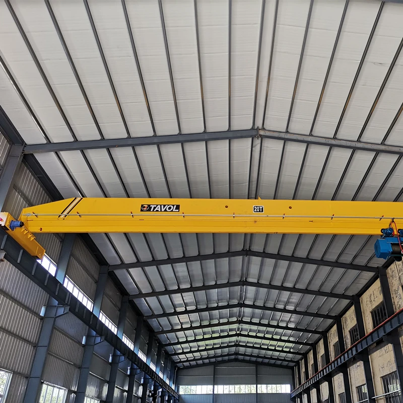 New Design Electric Power 16ton Single Beam Bridge Crane Widely Used in Factory