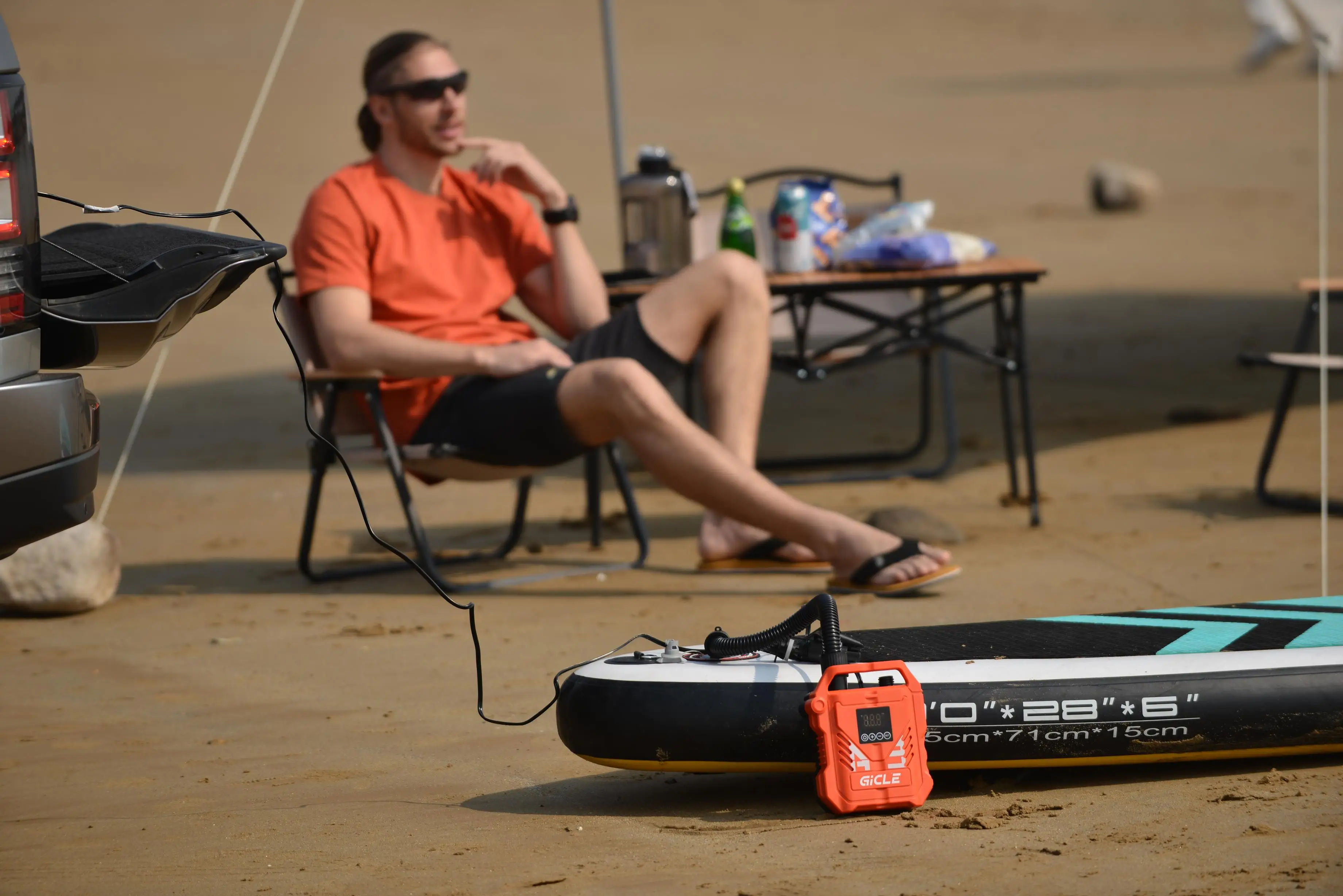 Small Portable  Electric pump,  0-22PSI electric pump for inflatable boat, SUP, swimming pool, mat and inflatable toys