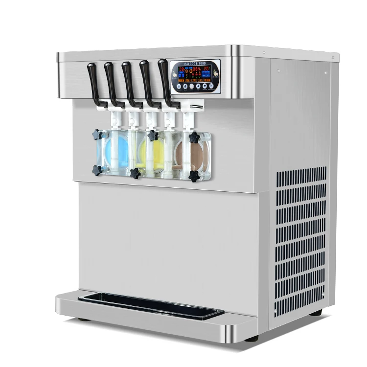 5 flavors Soft Serve Ice Cream Making Machine/softy ice cream maker/ice cream machine