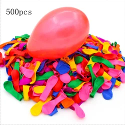 500 шт. быстрого заполнения водянные шарики цели «шары Магическая бомба игры-Лето Всплеск удовольствия для детей и взрослых воздушных шаров из латекса