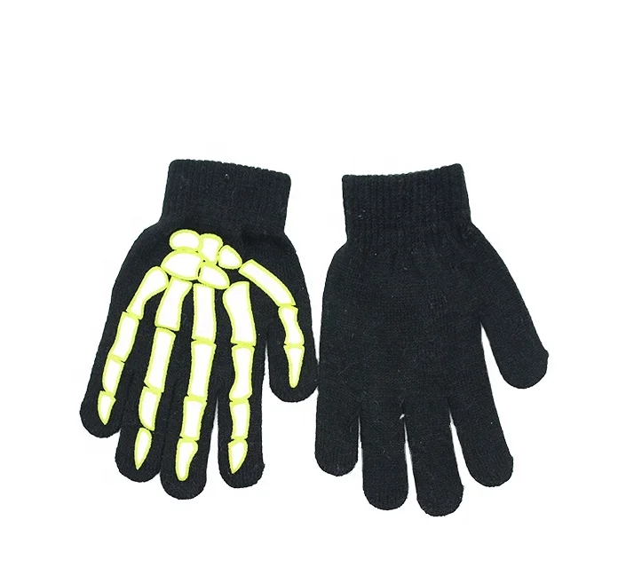 Unisex Winter Magic Gloves Customized Printed Stretchy Winter Touch Screen Gloves
