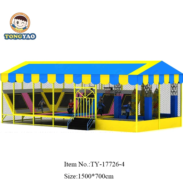 New Design Game Zone Rock Climbing Wall Jumping Indoor Trampoline Park for Kids Foam Pit Cubes Customized Custom 10 Years CN;GUA