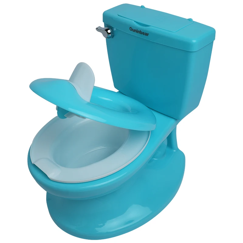 Pot Wc Pour Enfants Training Toilet Seat Solid Wc Baby Chair Plastic Kids Potty Pot Wholesale Children Plastic Toilet Set 1.38kg