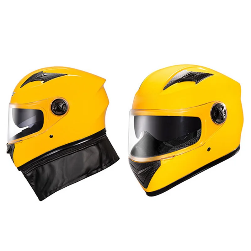 New Double Motorcycle Helmet Off Road Bike Motocicleta Casco Motocross Protective Safe Crash Helmet