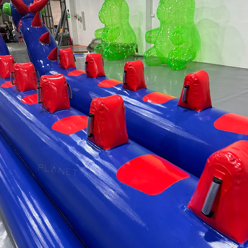 Командное мероприятие плавающая Летающая вода сумасшедшая игра водная игрушка надувная буксируемая лодка-Дракон-банан