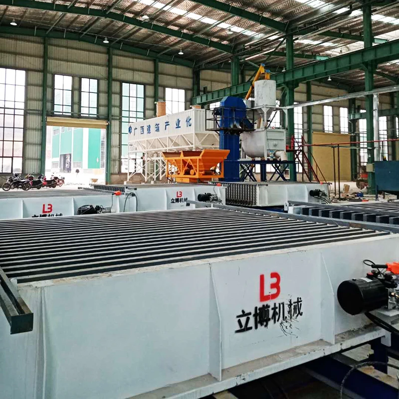 Lightweight Sandwich Panel Automatic Machine For Making Precast Prefab Cement EPS foam Insulation Wall Hollow Board Production