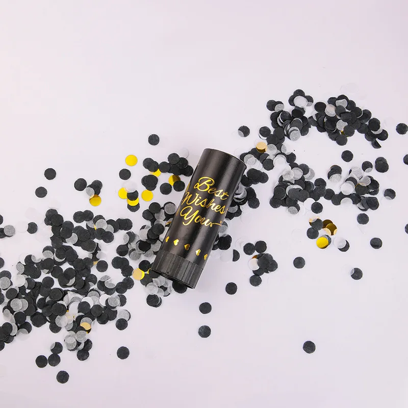 Fast Dispatch Confetti Cannon biodegradable Gold Confetti Party Popper Handheld Confetti Shooter