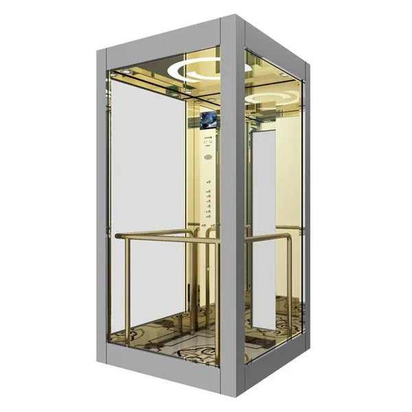 Top Quality Fuji Brand Capsule Panoramic Sightseeing External Lift Commercial Passenger Elevator For Hotel and mall