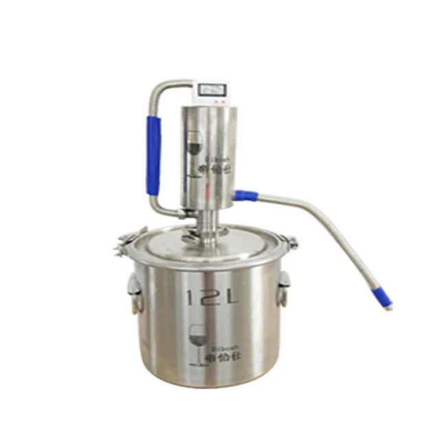 12l SingleTower Essential Oil Distiller Of 304 SUS Rose Water Distiller