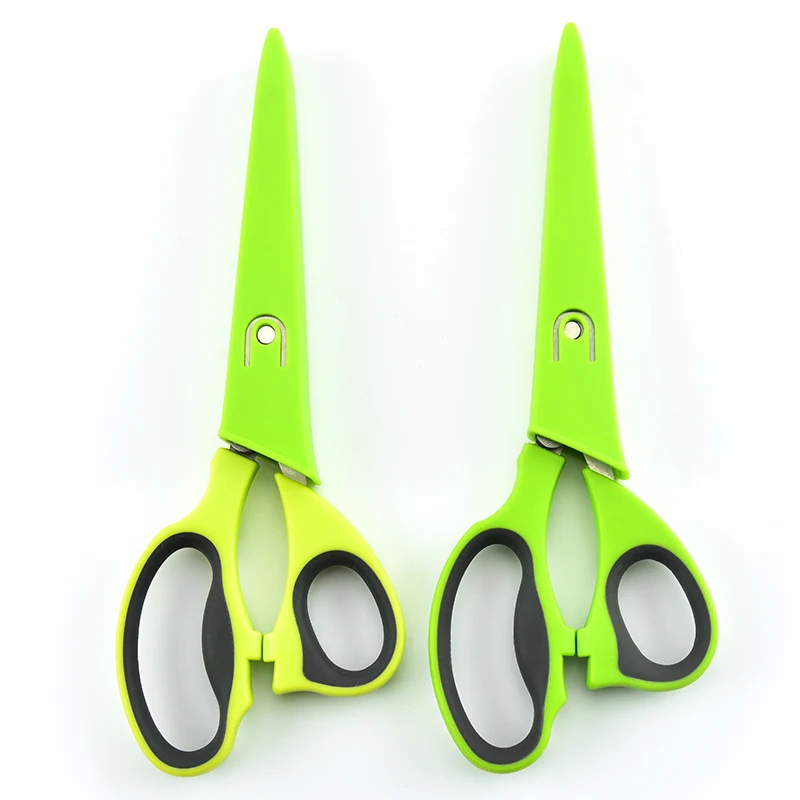 Professional Kitchen Scissors Stainless Steel 5 Blades Tailor Herb With