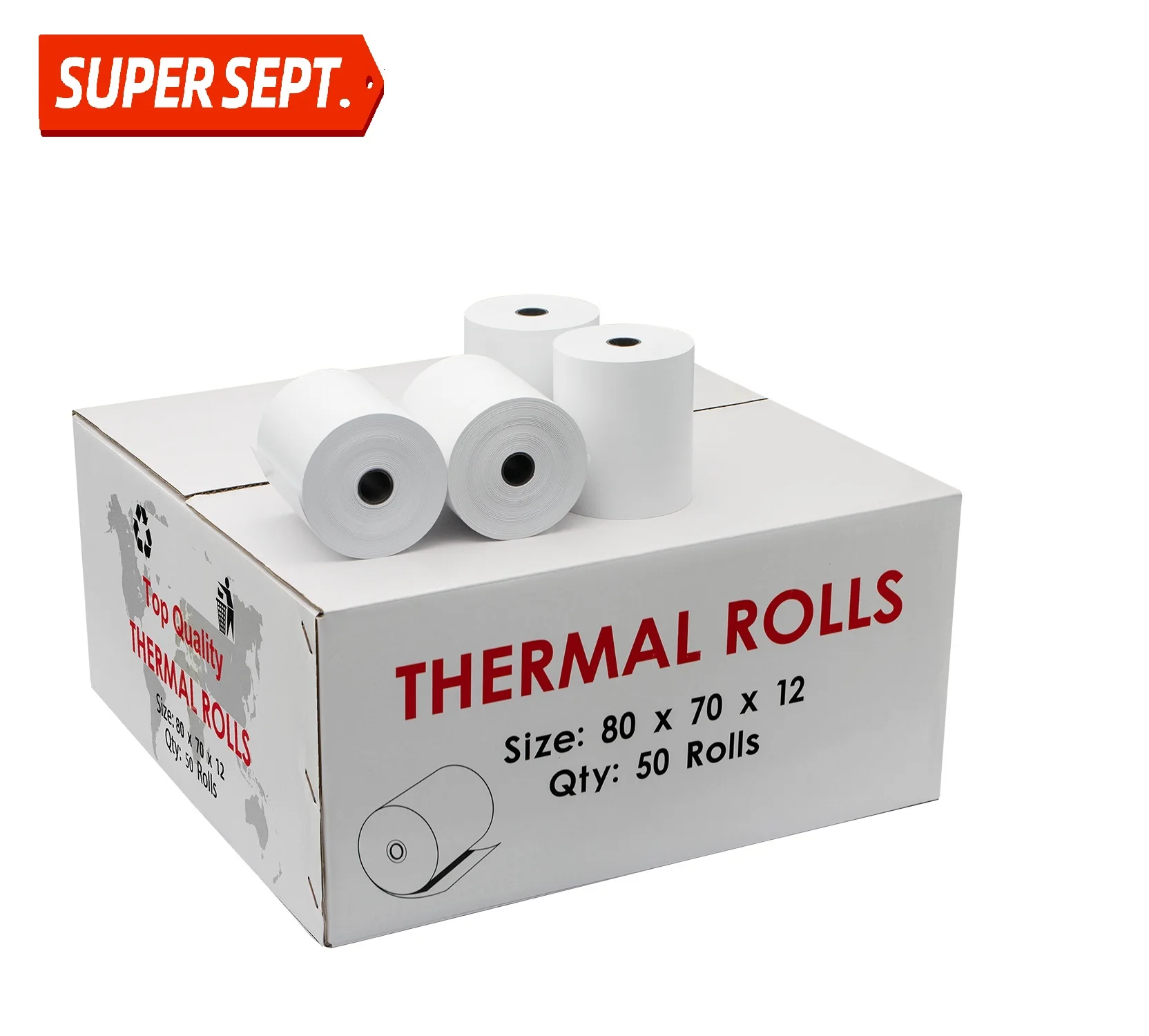 JIN BAO BROTHER factory direct prices thermal paper rolls cash register paper 80mm 57mm width manufacturer Guangdong, China