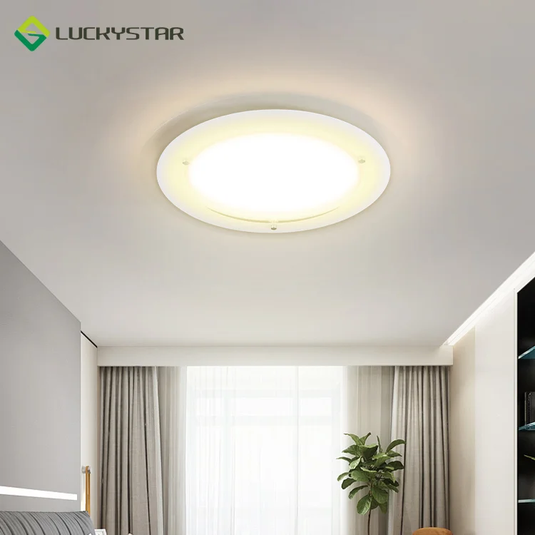 led light glass ceiling panel light bedroom for ceiling