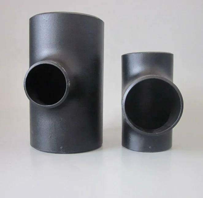 Стальной сварной ASTM A234 WPB углеродистая сталь черный окрашенный бесшовный тройник SCH120