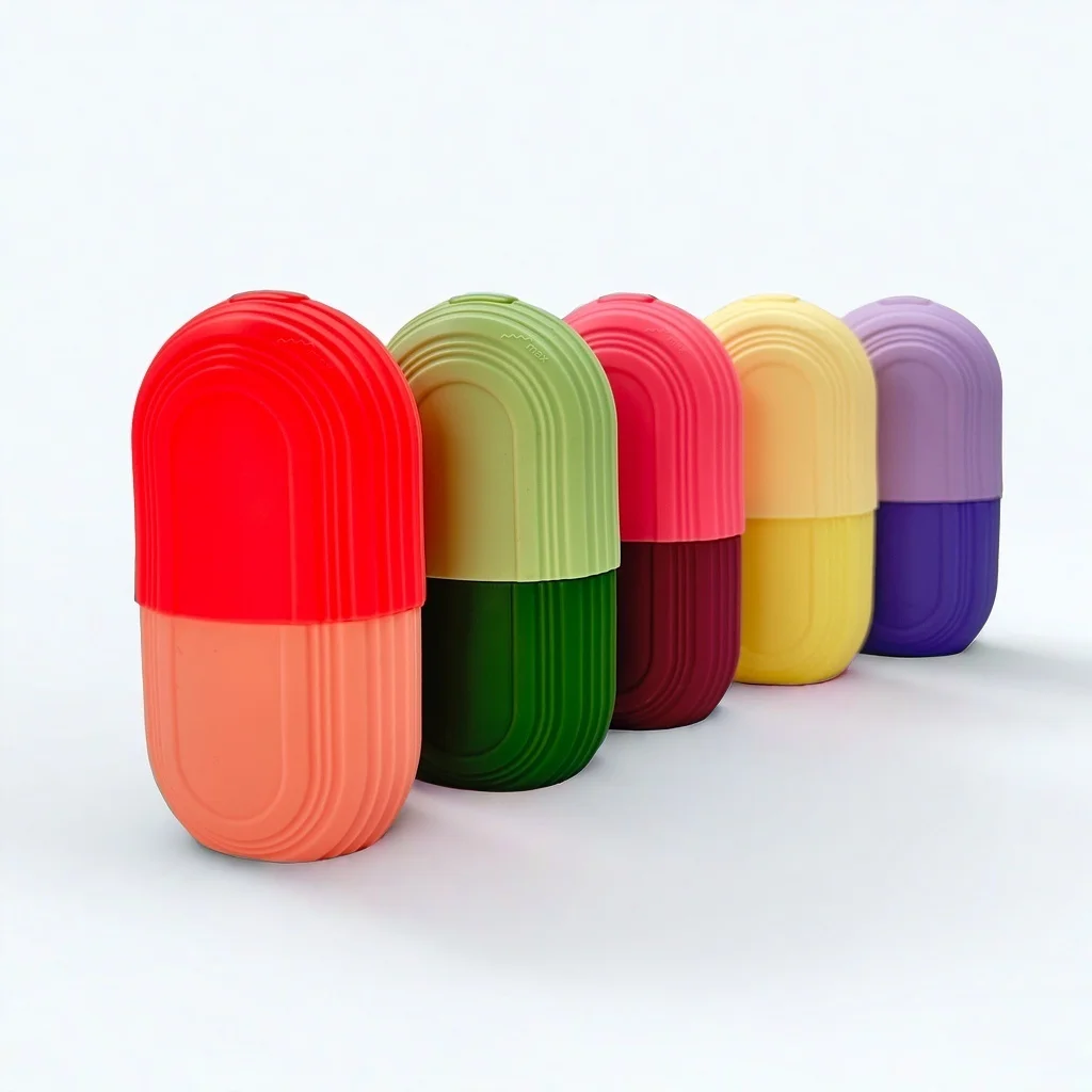 Amazon hot sales Cooling Facial Eye Body Silicon Silicone Ice Roller For Face