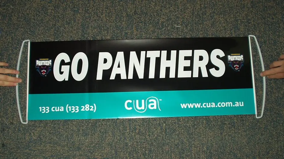 Fan Scrolling Banner, Soccer/Sports Fan Banner, Handheld Roller Banner