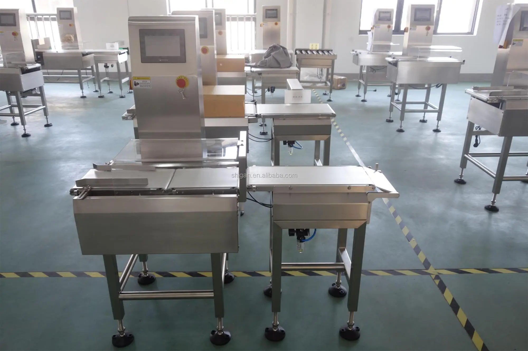 Egg Food Checkweigher with Printer Checkweighing Solutions Weight Checker Conveyor Check Weigher