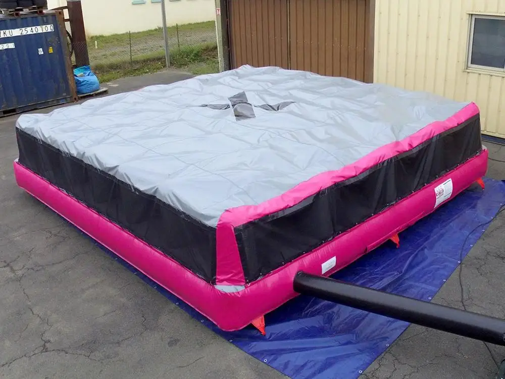 
Quality Assurance exciting outdoor sports games inflatable jump air bag stunt bike jump air bag for skiing 