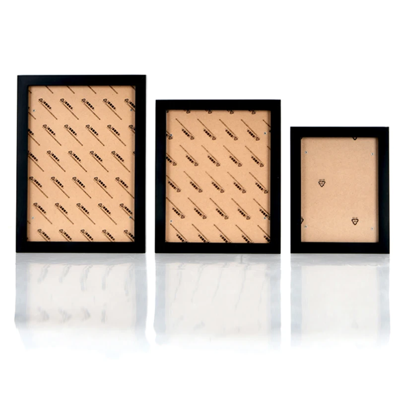 Factory Sale Stereo Hollow Solid Wood Creative Shadow box Frame Art Frame marco de la foto