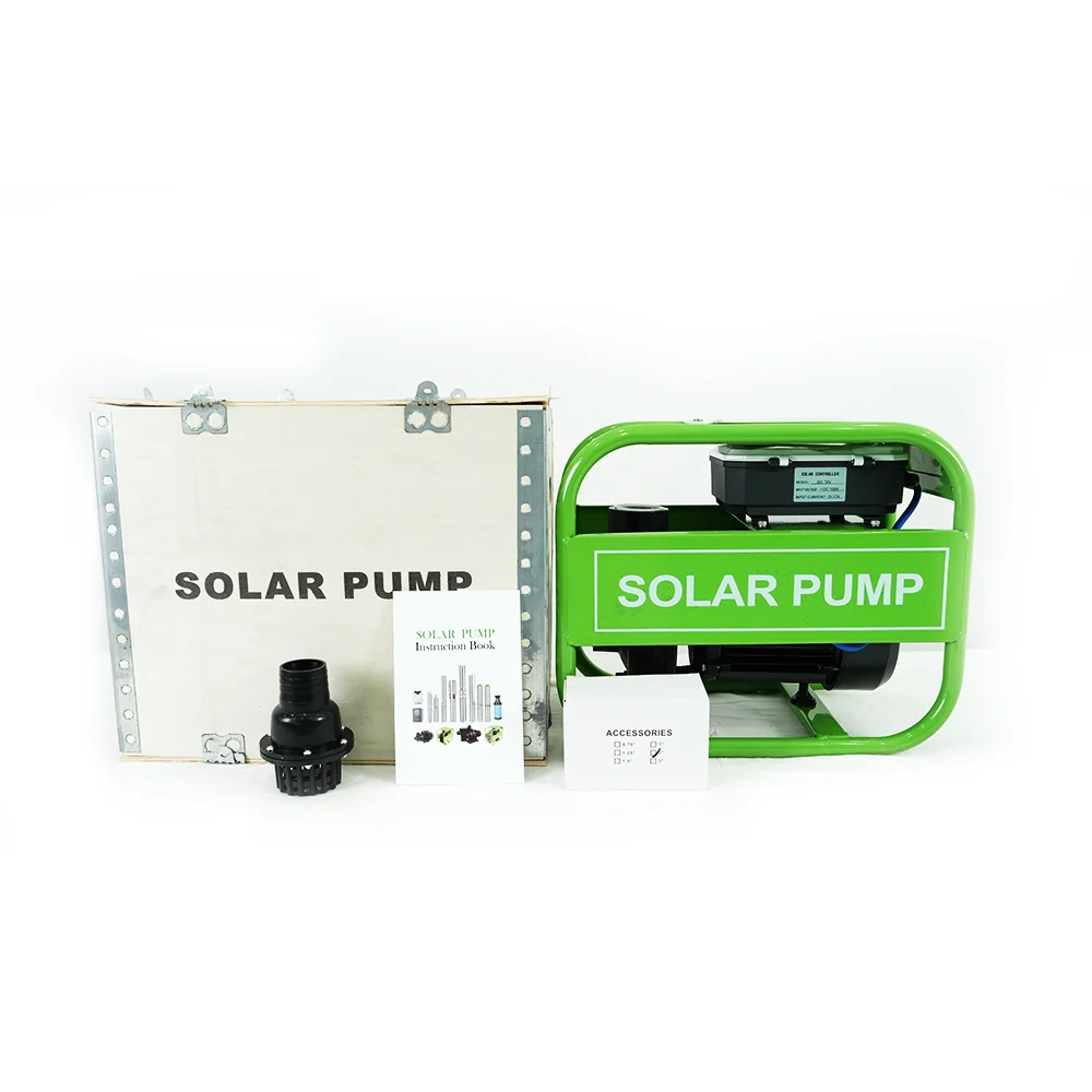 Amazing 2024 Hot Selling Surface Irrigation 550w 750w 1100w 1500w 2200w High Pressure High Power Solar Water Pump