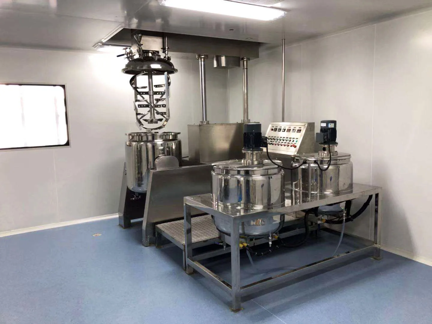 Toothpaste emulsifier milk pasteurizer and homogenizer mixer machine