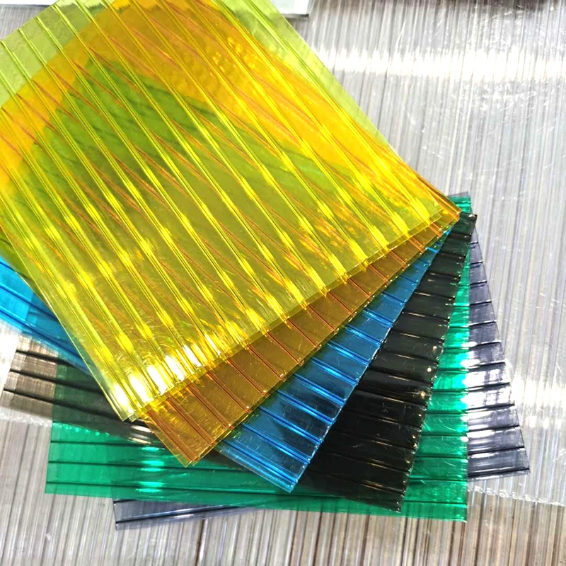16mm  4 layer polycarbonate Greenhouses multilayer pc hollow sheet