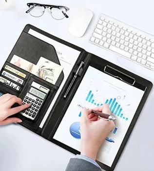  В наличии портфель для конференций из искусственной кожи формата А4 кожаный держатель