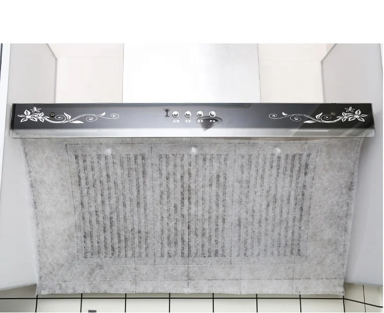 
62X10m Anti-oil Suction Papers Clean Cooking Non-woven Range Hood Filter Paper Oil Absorbing Paper 