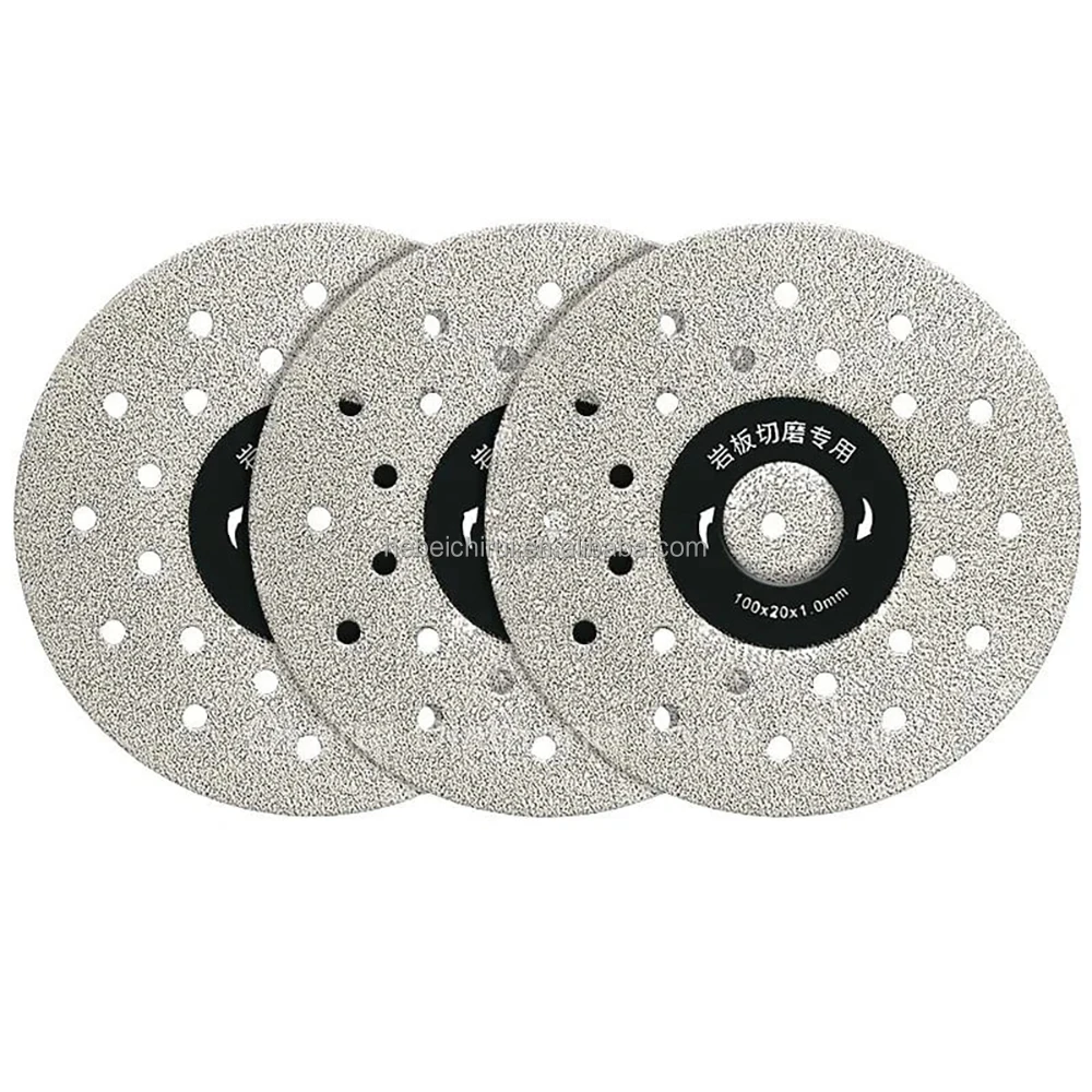 Hot Sale 100mm 115mm Tiling Tools Porous Widened Diamond Saw Blade Ceramic Tiles Rock Slab Cutting and Grinding Discs