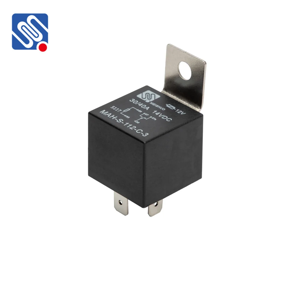 Meishuo MAH-S-112-C-3 auto relay 12v 40a for car light jd1914 relay with good car relay price