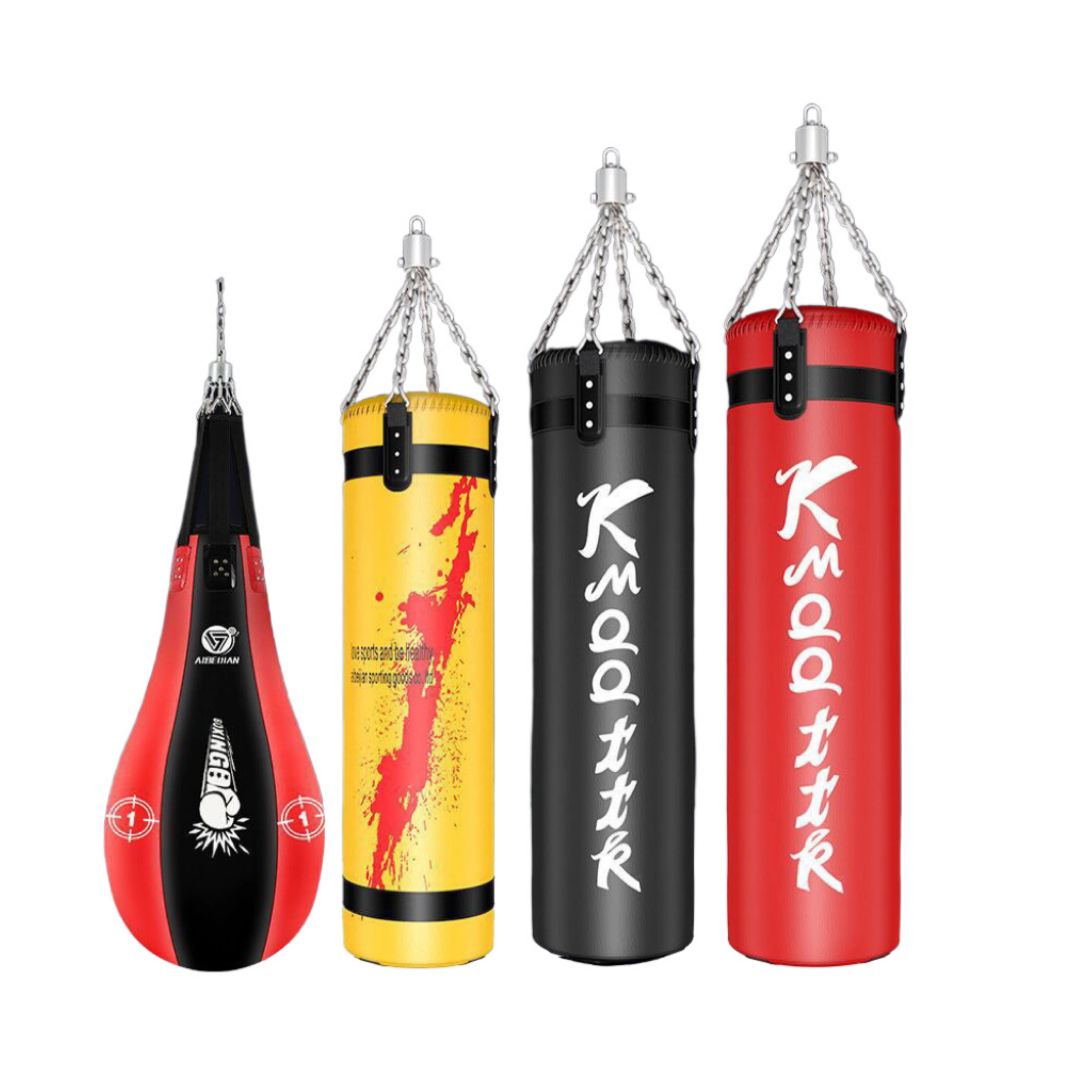 Customized Professional Hanging Solid Hollow Kickboxing Boxing Sandbag Wxercise