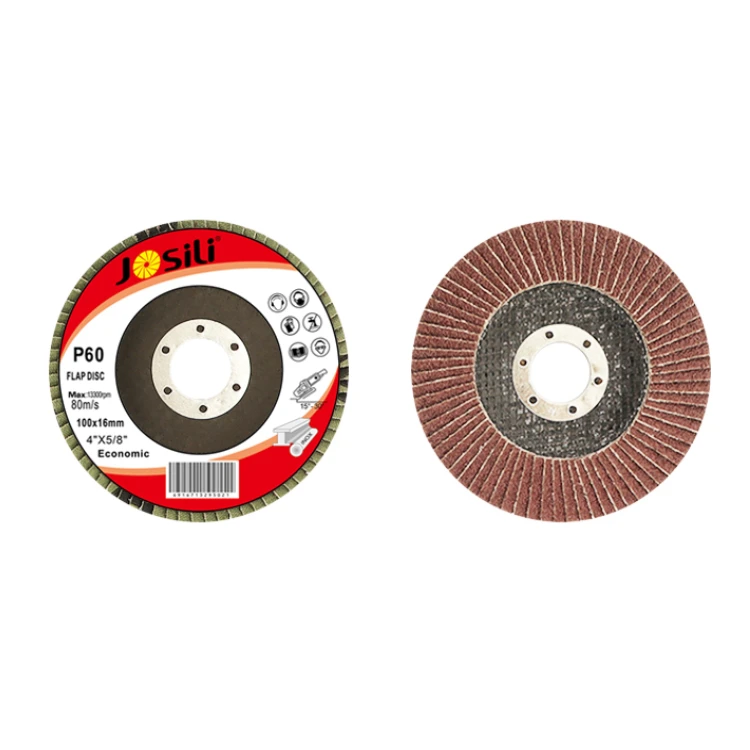 100*16mm abrasive grinding disc 4 inch flap disc making machine made in China