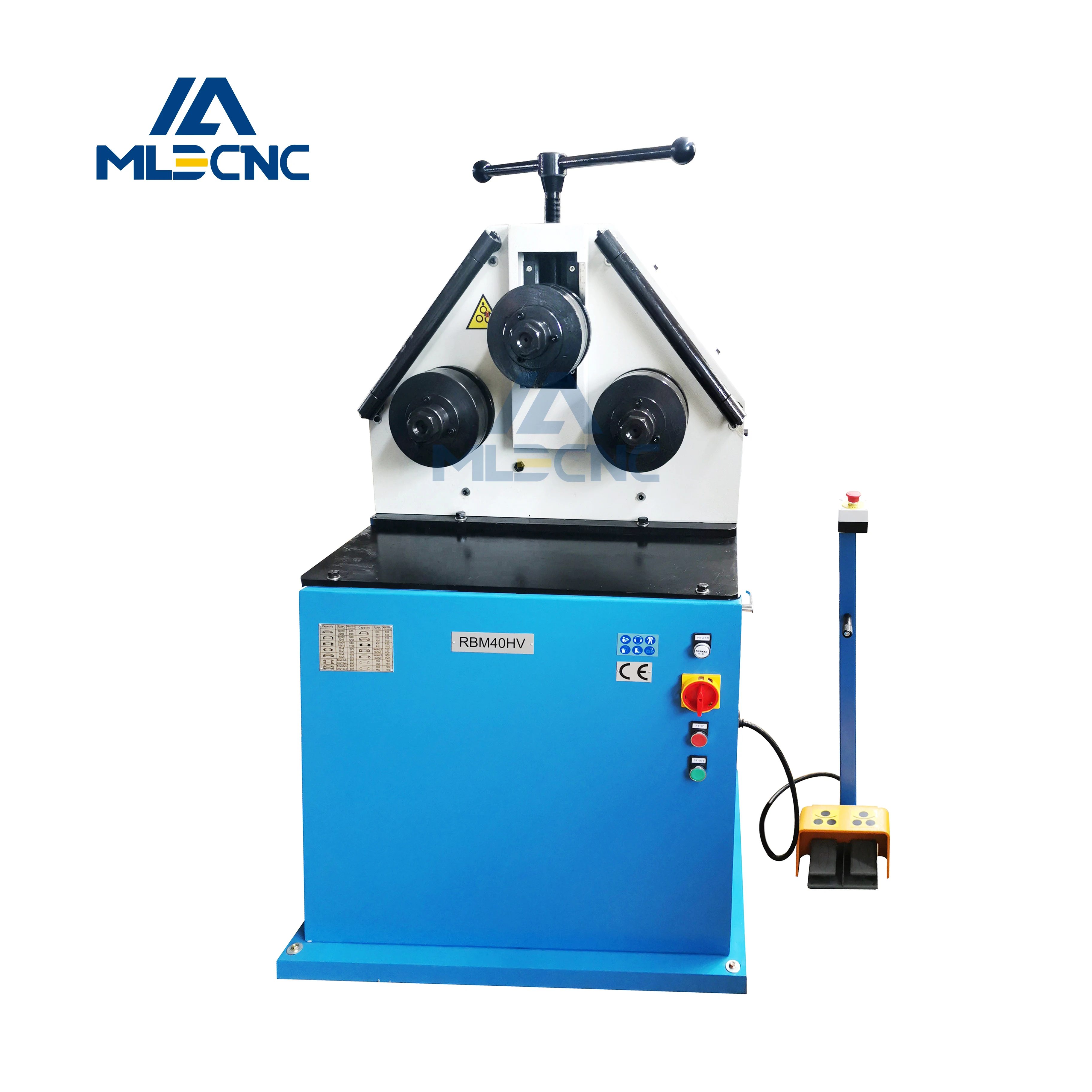 China RBM65 / HRBM65 steel pipe tube bending hydraulic profile bending roll machine