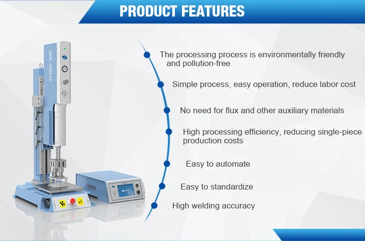 ABS PE PP plastic material welding machine
