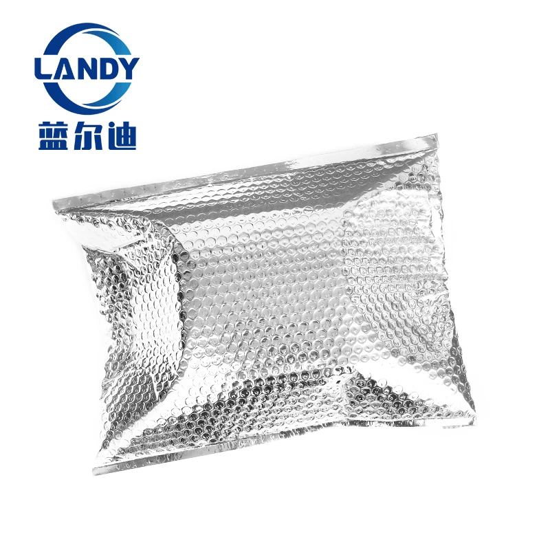 Aluminum Foil Poly Bubble envelope Mailer Bag For Ship Frozen Items