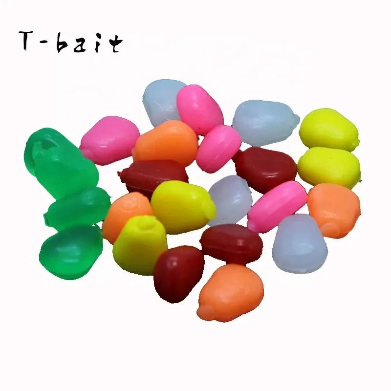 Wholesale mini freshwater soft plastic lure sweet corn pop up carp bait corn fishing red