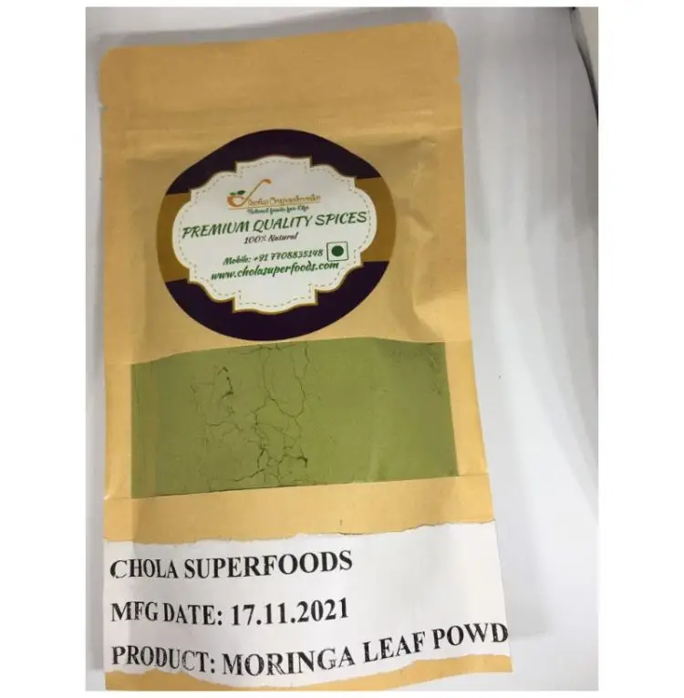 Moringa Leaf Powder Chola Superfoods Moringa Powder Reliable Product Moringa Leaf Powder Premium Grade