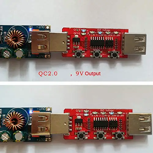 Semoic USB Dc Step-Down Module 12V/24V to Qc3.0 Fast Charge Mobile Phone Charging Board for Fcp Quick Charger