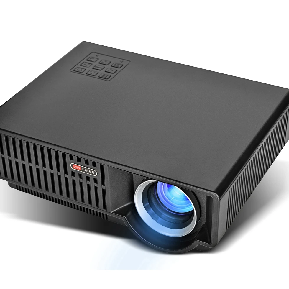 LEEMAN Projectors 3800 LUMENS Led Multimedia HD Beamer Support 1080P 4K Video 3D LCD Home Theater projector