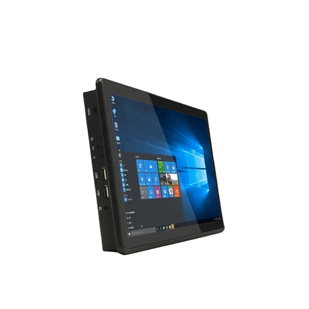 ODM Wall mounted N3450 /J3355 Windows 10 Fanless Dual WIFI IPS 11.6 inch Mini All in One Touch PC for Industry