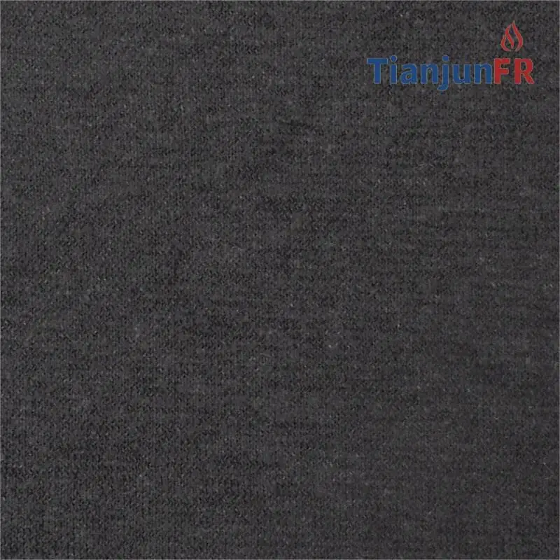 High LOI Raw Material Fire Resistance Jersey Textile 59% Protex-C 40% Cotton 1% Carbon Fiber for fire resistance shirt