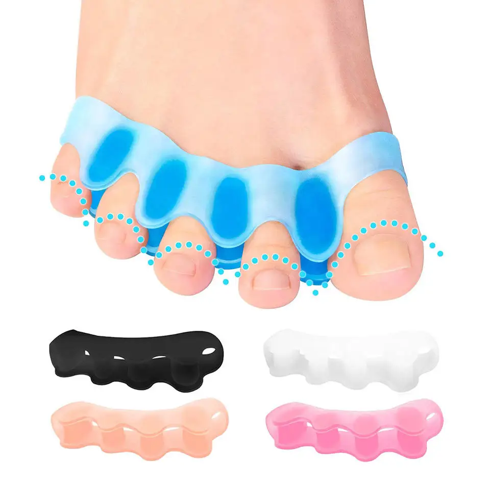 silicone gel toe spreader  hallux valgus corrector bunion protector  toe separator