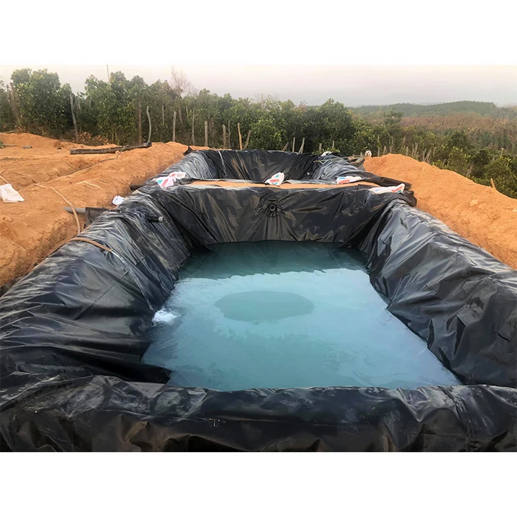 geosynthetics smooth HDPE geomembrane pond liner