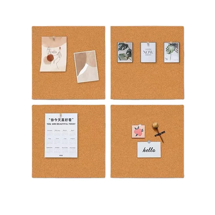 High Quality Customized Cork Flooring Tiles Eco-friendly Nature Cork Board for Heat Sound Insulation Art Theme