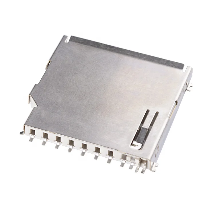 Wholesale sd card connector Push Push sd card socket Type Micro SD TF Card socket