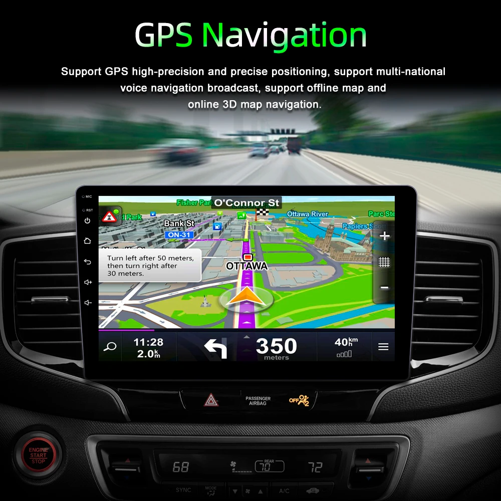10 Inch 2 Din Android Car Radio Auto Radio Stereo Car Multimedia Player