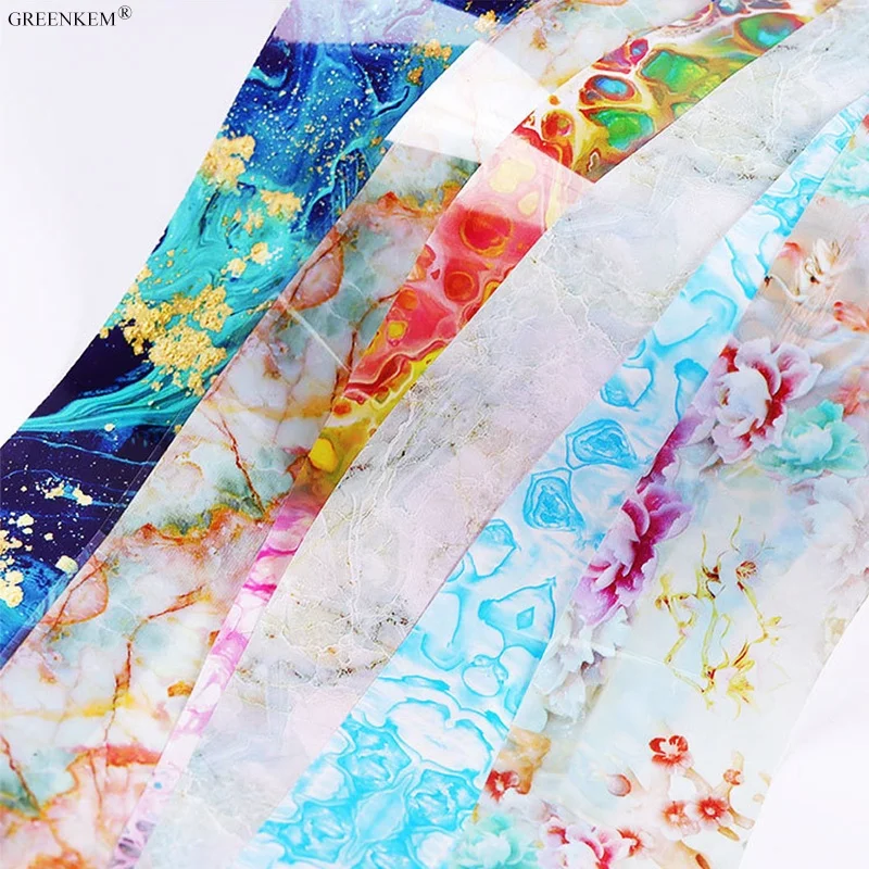 Designer 4*100cm Nail Foil Over 500 Designs Beautiful Nail Foil Galaxy Design Animal Pattern Lace Style Nail Transfer Foil