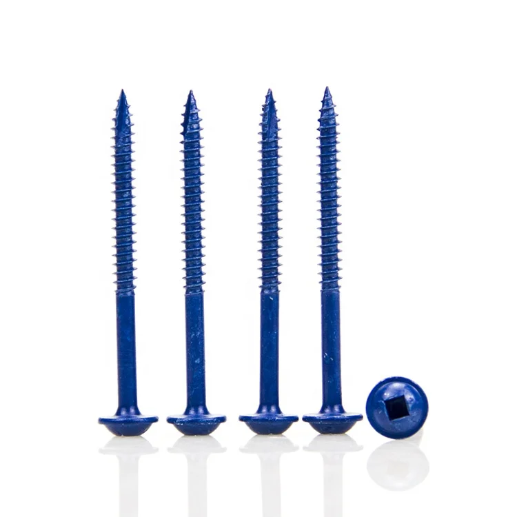 Yellow zinc gypsum board stainless steel screws screw deck clips