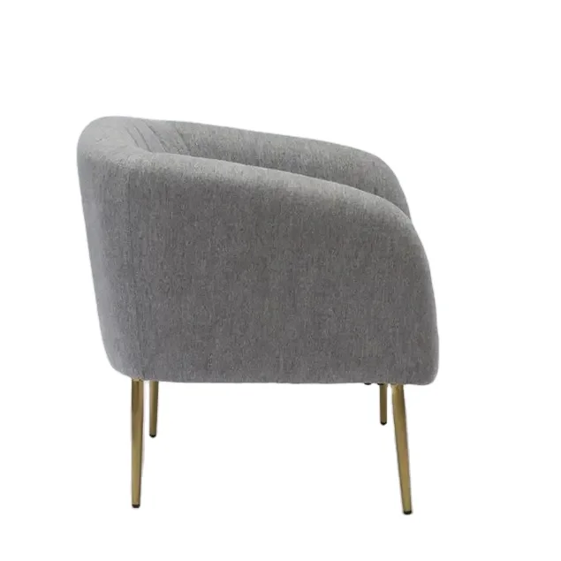 OEM Simple Accent Chair with Arms for Hotel Cafe Chair or Living Room or Bedroom